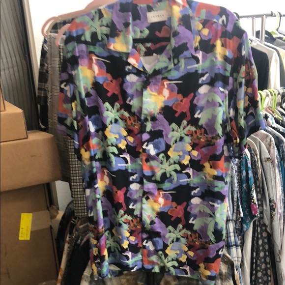 Topman Multicolor Casual Button Down Shirt - Picture 1 of 4